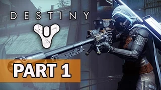 Destiny Walkthrough Part 1 - Hunter Guardian Class (PS4 BETA Gameplay)