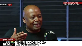 ANC's plans for the City of Ekurhuleni council sitting: Thembinkosi Nciza