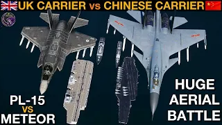 IMPROVED 2025 UK Carrier Group vs 2025 Chinese Carrier Group (Naval Battle 72b) | DCS