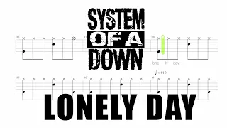 System of a Down - Lonely Day (🔴 Drum Notation | Tutorial) @chamisdrums Bass @ChamisBass