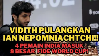 PRINDAVAN GOKIL!! || Vidith Gujrathi vs Ian Nepomniachtchi || Fide World Cup 2023 Babak 5 Tie-Break