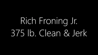 Liftoff 2015 - Event 2 - Rich Froning - Clean and Jerk 375