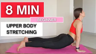 8 MIN UPPER BODY STRETCH - Daily Routine for a good posture, back & neck pain / Mia LOVE