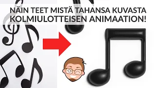 Vau! Näin teet pelkästä kuvasta 3D-animaation