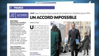 Revue de presse Unes 1ère - 3 décembre 2012