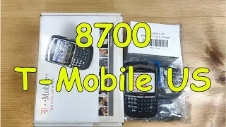 Rare Vintage Blackberry 8700 T-Mobile US - Unbox and review