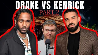 Drake versus Kendrick Part 2 [Reacting to the diss tracks]