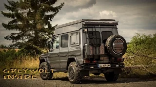 Mercedes Benz G Klasse - 4x4CAMP expedition camper greywolf interieur