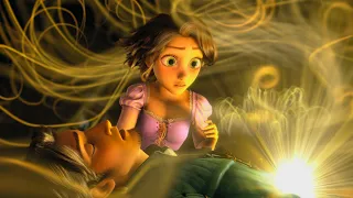 Tangled - Flynn cuts off Rapunzel' hair Scene in Hindi | Tangled 10th Anniversary
