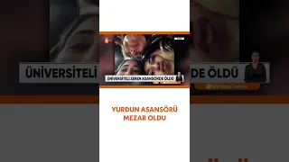 Yurdun asansörü mezarı oldu  #atvhaber #yurt #öğrenci #shorts