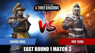 Zhang Bao vs Ma Teng | Total War Three Kingdoms Duelist Tournament East Round 1 Match 3