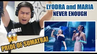 VOCALIST REACTS to LYODRA X MARIA - NEVER ENOUGH | Indonesian Idol 2020