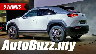 2020 Mazda MX-30 all-electric crossover, 5 Things - AutoBuzz.my