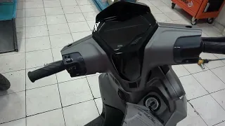 unboxing 2021 SYM Symphony ST 125cc grey color