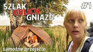 Pierwsza SAMOTNA noc w lesie! | Szlak Orlich Gniazd #1