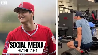 Shohei Ohtani Shows Off Impressive Strength, Dead-lifts 495 lbs in Training | LA ANGELS