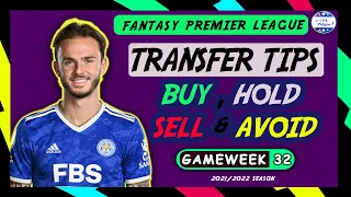 FPL GAMEWEEK 32 TRANSFER TIPS | Time to Sell Salah? | Fantasy Premier League Tips 2021/22|