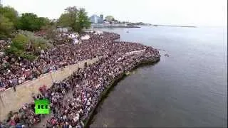 Воздушно морской парад в Севастополе 9 мая 2014