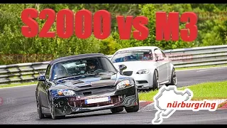 Nurburgring Honda S2000 vs BMW M3 e92 Hot lap
