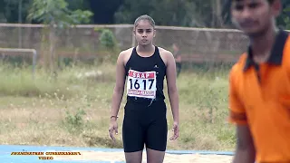 GIRL'S  U14  LONG JUMP  FINAL. 33rd National Junior Athletics Championships 2017