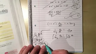 70  Solving Differential Equations Chapter 11 section 10 Edexcel Pure A Level