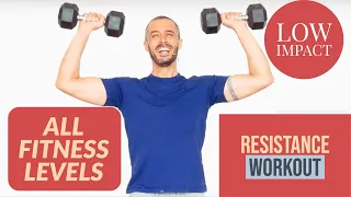 Upper body resistance workout for ALL LEVELS