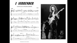 I Surrender guitar solo by Richie Blackmore #guitarsolo #ritchieblackmore