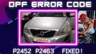 DPF Error Code DTC P2452 P2463 FIXED !