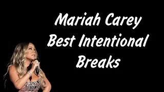 Mariah Carey - Best Intentional Breaks #lambily #vocal #highnotes #mariahcarey