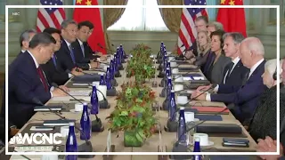 Biden meets with China's President Xi Jinping