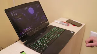 Не очень весело разбираем ноутбук DELL Alienware M15,  редкий и горячий!