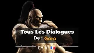 Tous Les Dialogues De Goro En Vf