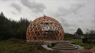 Купольный дом своими руками. Часть 1. Безконнекторный