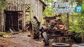 Opening for the 1st time abandoned barn full of unwanted old vehicles | Farming Simulator 22
