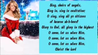 Mariah Carey - O Come All Ye Faithful / Hallelujah Chorus + Lyrics