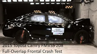 2012-2017 Toyota Camry FMVSS 208 Unbelted Full-Overlap Crash Test