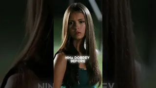 Nina Dobrev now and before #ninadobrev #elenagilbert #shorts