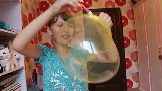 DIY #Поделки Делаем Воздушные #шары из Паста Шалтай болтай  #ПРИКОЛ #JOKE #Magic Goo giant Balloon