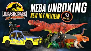 MEGA TOY UNBOXING: Mattel's New Jurassic Park '93 Classic Collection 4K Review / collectjurassic.com