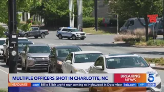 Numerous law enforcement officers shot in Charlotte, North Carolina, police say