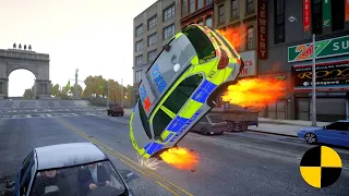 GTA 4 CRASH TESTING REAL CAR 364