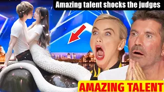 A miracle on stage shocks the judges, makes the audience cry wins the Golden Buzzer | AGT 2024