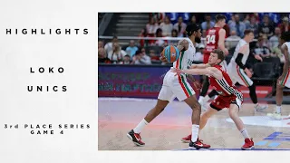 Lokomotiv Kuban vs UNICS Highlights 3rd Place Series Game 4 | Season 2021-22