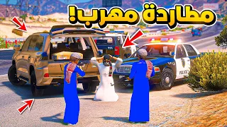 طفل شرطي في نقطة تفتيش و مطاردة مهرب..😱!!  | فلم قراند GTA V