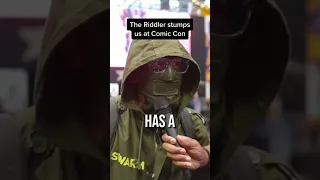 The Riddler Stumps us at Comic-Con