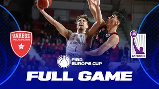 Itelyum Varese v BG Gottingen | Full Basketball Game | FIBA Europe Cup 2023-24