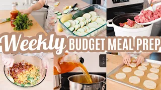 EASY BUDGET FRIENDLY WEEKLY MEAL PREP RECIPES WEEKLY MEAL PLAN WHATS FOR DINNER FREEZER MEALS