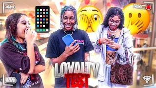 (LOYALTY TEST) MAKING COUPLES SWITCH PHONES📱🫢PUBLIC INTERVIEW