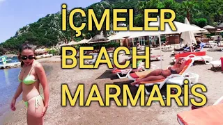 [4K]İÇMELER BEACH Marmaris Muğla Türkiye ,JUNE2023