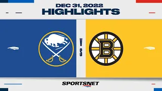 NHL Highlights | Sabres vs. Bruins - December 31, 2022